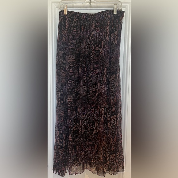 IRO Gilly midi skirt black & pink - Picture 6 of 8